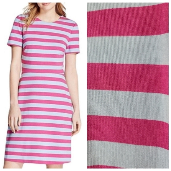 Brooks Brothers M MEDIUM Striped Sheath Dress - Picture 1 of 6